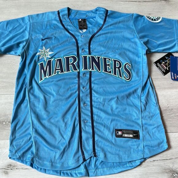 Men's Seattle Mariners Julio Rodriguez Royal Alternate Jersey Size M in Blue NWT - Picture 2 of 4